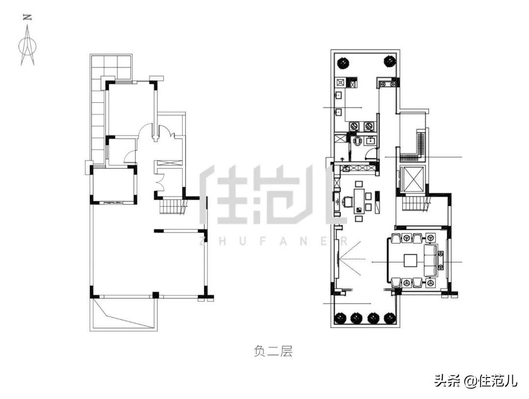 350㎡和公婆各住一半，这才是豪宅的正确使用方式