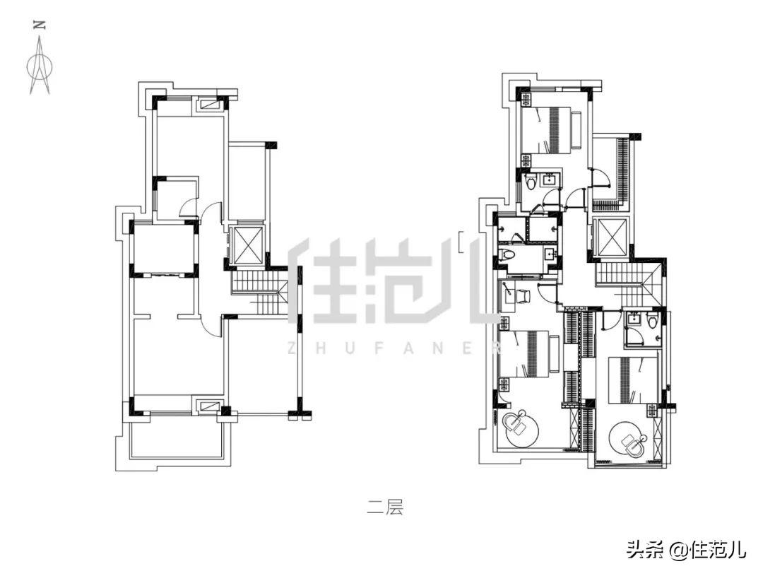 350㎡和公婆各住一半，这才是豪宅的正确使用方式