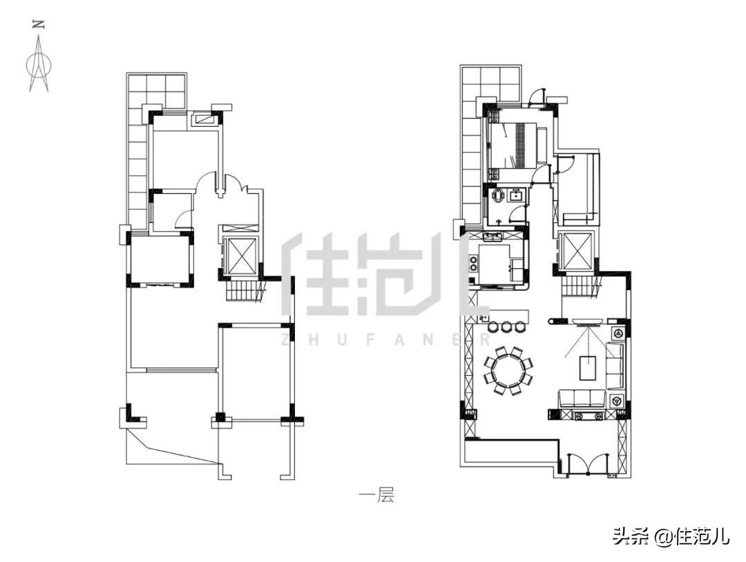 350㎡和公婆各住一半，这才是豪宅的正确使用方式