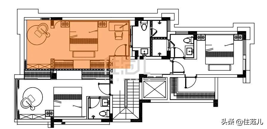 350㎡和公婆各住一半，这才是豪宅的正确使用方式