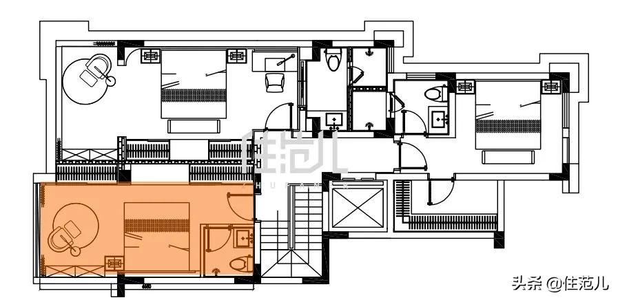 350㎡和公婆各住一半，这才是豪宅的正确使用方式