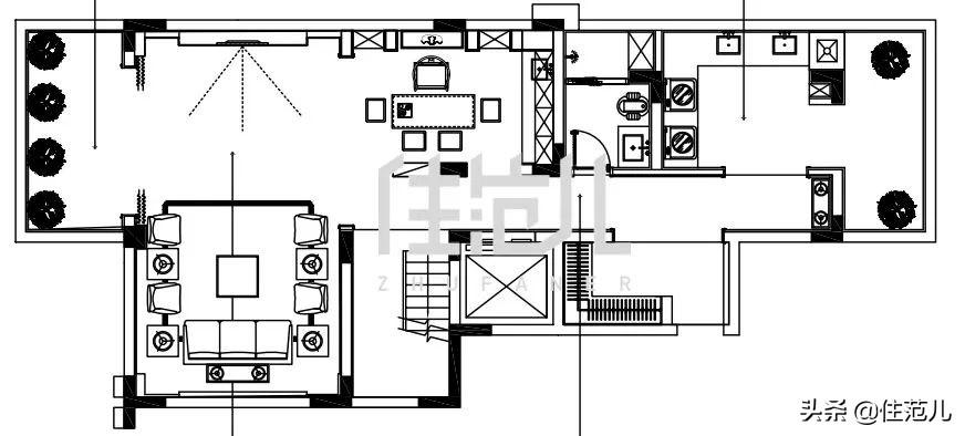 350㎡和公婆各住一半，这才是豪宅的正确使用方式