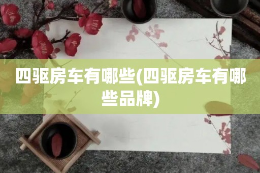 四驱房车有哪些(四驱房车有哪些品牌)