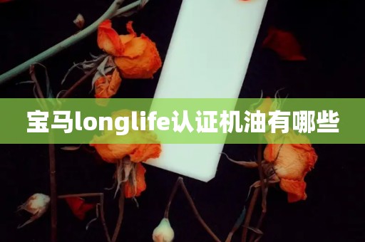 宝马longlife认证机油有哪些