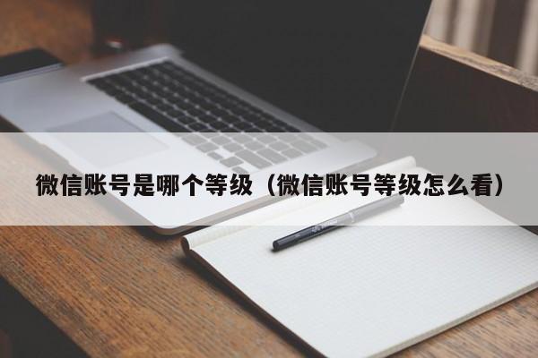 微信账号是哪个等级（微信账号等级怎么看）  第1张