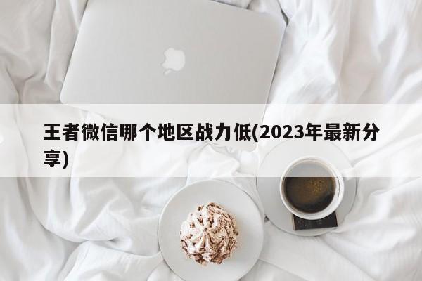 王者微信哪个地区战力低(2023年最新分享)  第1张