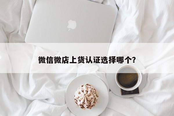 微信微店上货认证选择哪个？  第1张