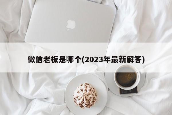 微信老板是哪个(2023年最新解答)  第1张