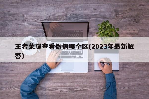 王者荣耀查看微信哪个区(2023年最新解答)  第1张