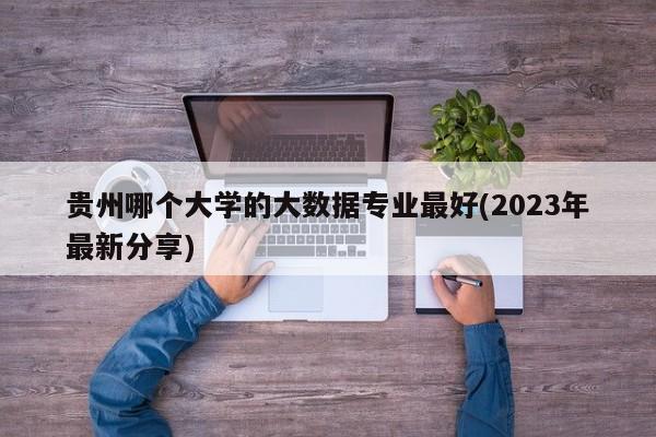 贵州哪个大学的大数据专业最好(2023年最新分享)  第1张