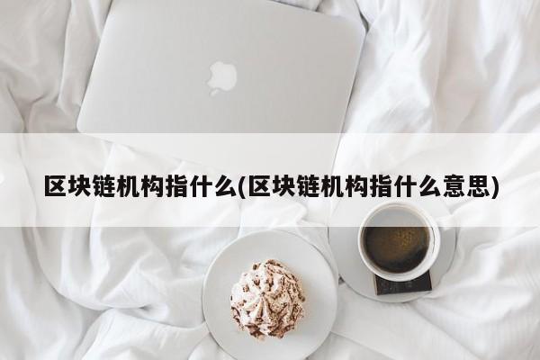 区块链机构指什么(区块链机构指什么意思)