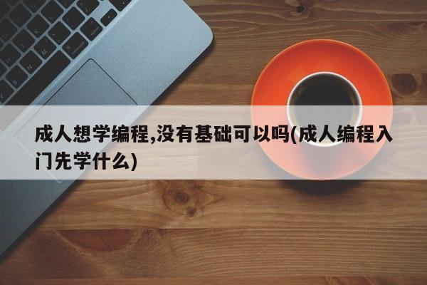 成人想学编程,没有基础可以吗(成人编程入门先学什么)  第1张