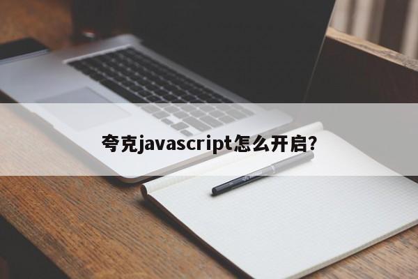 夸克javascript怎么开启？  第1张