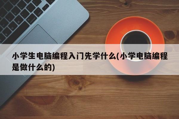 小学生电脑编程入门先学什么(小学电脑编程是做什么的)  第1张